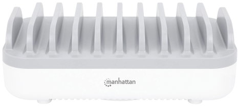 Manhattan 10-Port USB Power Delivery 120 W Töltő- és menedzsment rendszer Állomás iPhone® 14, 14 Pro 2. kép