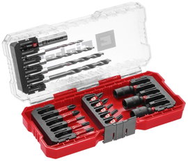Einhell Dugókulcs bit betét készlet 1/4 (6,3 mm) 18 részes 108709
