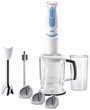 Braun 4191-MQ5260WHBL Rúdmixer 1000 W Mérőpohárral, Keverőpohárral, Turbó funkció Fehér-kék bélyegkép