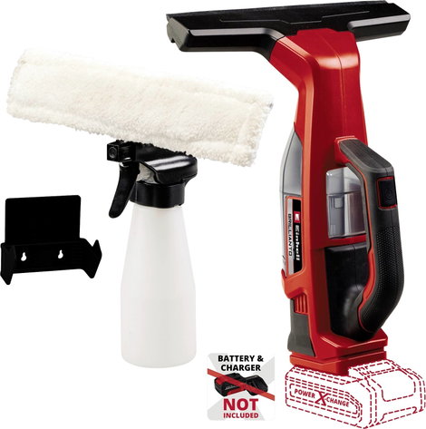 Einhell Brillianto Power X-Change Ablaktisztító Piros, Fekete