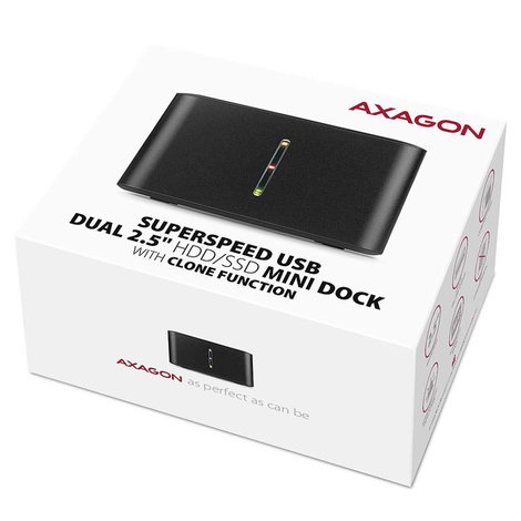 AXAGON ADSA-D25 Merevlemez dokkoló állomás 4. kép