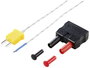 VOLTCRAFT Hőmérséklet adapter -40 - 250 °C Érzékelő típus K 2. bélyegkép