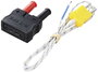 VOLTCRAFT Hőmérséklet adapter -40 - 250 °C Érzékelő típus K 3. bélyegkép