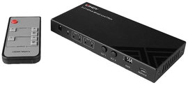 LINDY 38313 HDMI mátrix switch 7680 x 4320 pixel Fekete