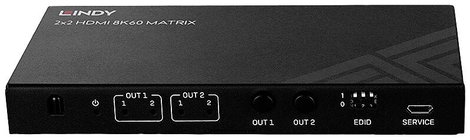 LINDY 38313 HDMI mátrix switch 7680 x 4320 pixel Fekete 3. kép