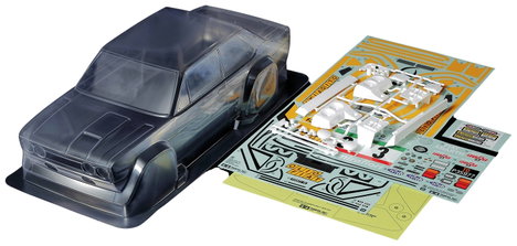 Tamiya 300051710 1:10 Karosszéria Fiat 131 Abarth OF Rally Lakkozatlan