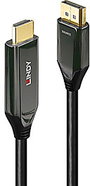 LINDY Kijelző csatlakozó / HDMI Átalakító kábel DisplayPort dugó, HDMI-A dugó 3.00 m Fekete 40932 Di bélyegkép