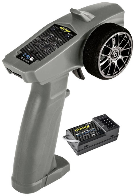 Carson Modellsport Reflex Wheel Start Pisztolymarkolatos távirányító 2,4 GHz Csatornák: 3