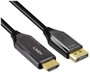 LINDY Kijelző csatlakozó / HDMI Átalakító kábel DisplayPort dugó, HDMI-A dugó 2.00 m Fekete 40931 Di 3. bélyegkép