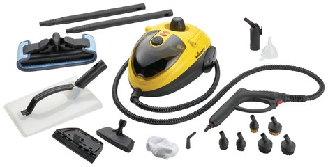 Gőztisztító készlet 1500 W, sárga/fekete, Wagner Power Steamer 915e EU 2452622