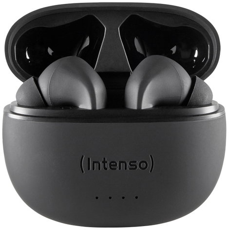 Intenso T300A In Ear headset Bluetooth® Stereo Fekete Noise Cancelling Elemtöltés kijelzés, Headset, 4. kép