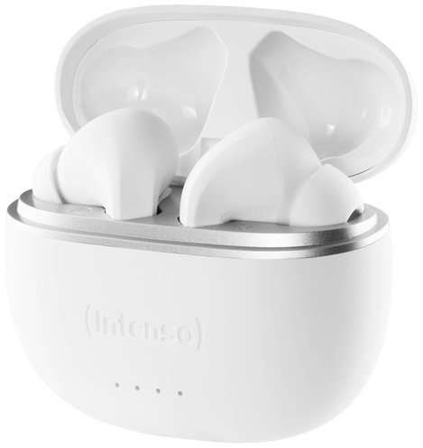 Intenso T302A In Ear headset Bluetooth® Stereo Fehér Noise Cancelling Elemtöltés kijelzés, Headset,  5. kép