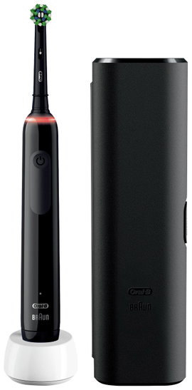 Oral-B Pro 3 3500 black 075991 Elektromos fogkefe Forgó/oszcilláló/pulzáló Fekete