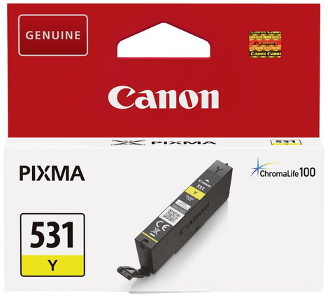 Canon Tinta CLI-531 Y Eredeti Sárga 6121C001