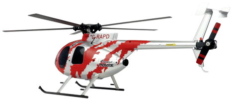 Amewi AFX MD500E Zivil RC helikopter RtF 4. kép