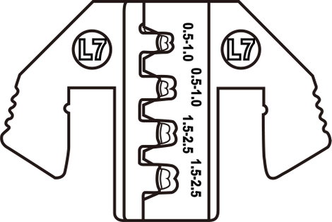 TOOLCRAFT TO-8659911 Préselő 0.5 - 2.5 mm² Alkalmas márka TOOLCRAFT PZ-500 3. kép