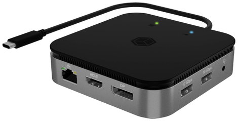 ICY BOX USB4 (USB-C®) 8K notebook dokkoló állomás IB-DK408-C41 Alkalmas (márka): univerzálny Töltési