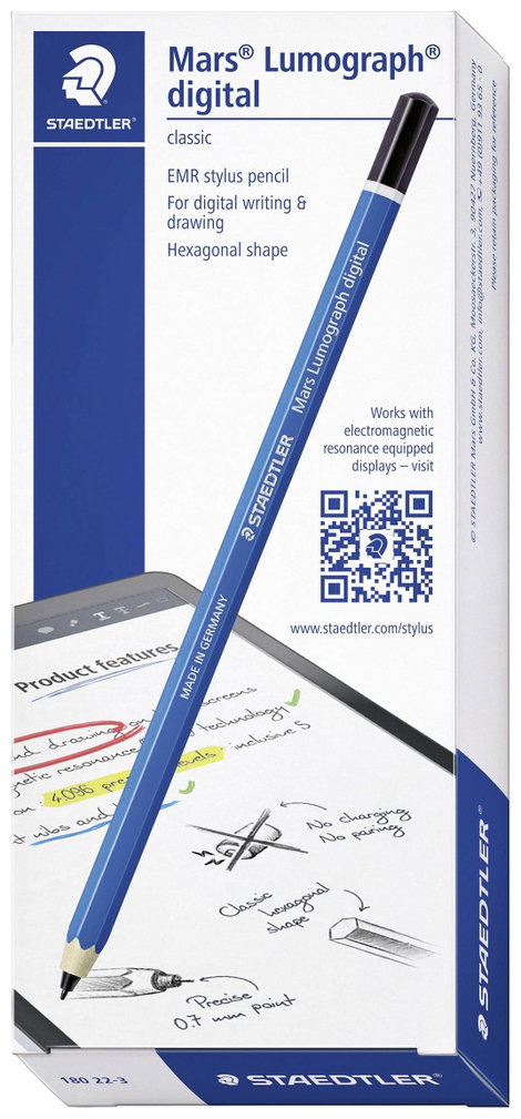 Staedtler Mars® Lumograph® digital classic Digitális toll Nyomásra érzékeny íróhegy, Precíz íróheggy 3. kép