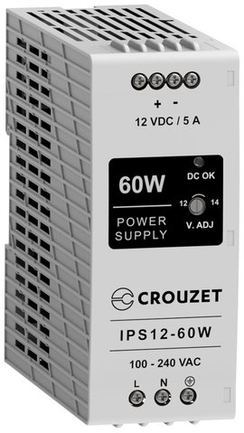 Crouzet Ipari tápegység 12 V 5 A 60 W Tartalom, tartalmi egységek rendelésenként 1 db