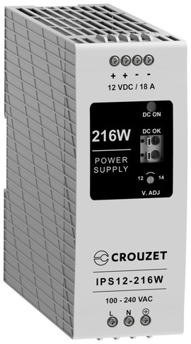 Crouzet Ipari tápegység 12 V 18 A 216 W Tartalom, tartalmi egységek rendelésenként 1 db