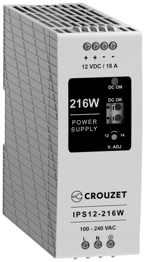 Crouzet Ipari tápegység 12 V 18 A 216 W Tartalom, tartalmi egységek rendelésenként 1 db