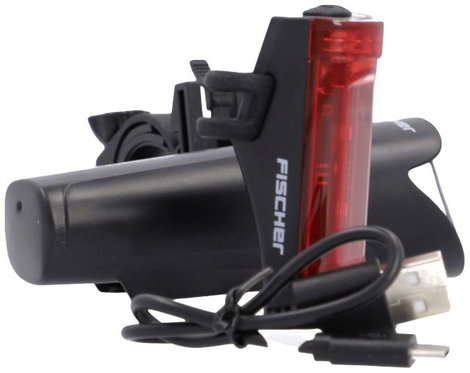 FISCHER FAHRRAD 45 LUX, small-box Kerékpár világítás készlet LED Fekete 5. kép