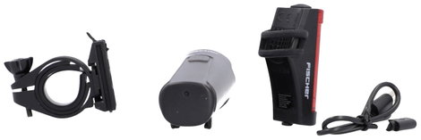 FISCHER FAHRRAD 45 LUX, small-box Kerékpár világítás készlet LED Fekete 6. kép