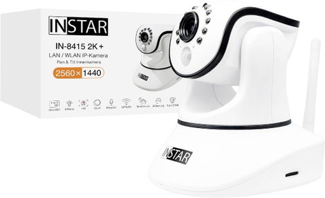 INSTAR IN-8415 2K+ POE/WLAN ws 14084 WLAN IP Megfigyelő kamera 2560 x 1440 pixel
