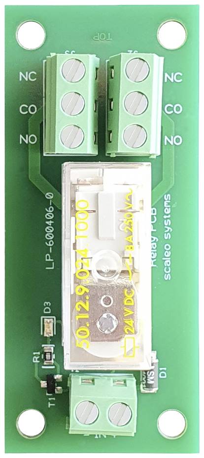 scaleo systems relé panel 1 db Typ 24V 2 váltó 24 V/DC