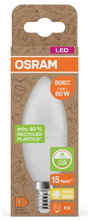 OSRAM 4058075832008 LED EEK F (A - G) E14 Gyertya forma 7.5 W = 60 W Melegfehér (Ø x H) 39 mm x 115 2. bélyegkép