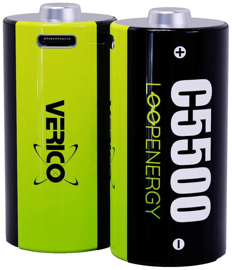 Babyakku Verico LoopEnergy Lítiumion 1.5 V 3700 mAh 2 db 2. kép