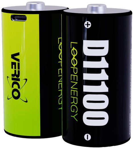 Verico LoopEnergy Góliátakku Lítiumion 7400 mAh 1.5 V 2 db 2. kép