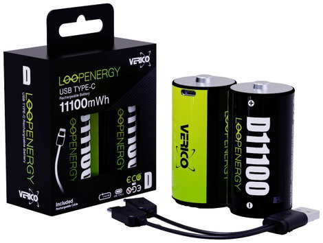 Verico LoopEnergy Góliátakku Lítiumion 7400 mAh 1.5 V 2 db 3. kép