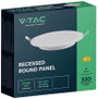 V-TAC 7856 LED-es beépíthető panel EEK: E (A - G) 3 W Semleges fehér Fehér 3. bélyegkép