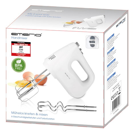 EMERIO HM-124178 Kézi mixer 250 W Fehér 4. kép