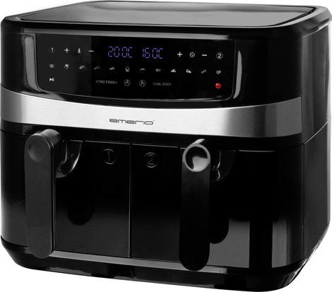 EMERIO AF-126672.4 Forrólevegős fritőz 2400 W Fekete 2. kép