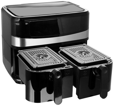 EMERIO AF-126672.4 Forrólevegős fritőz 2400 W Fekete 3. kép