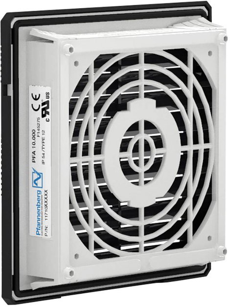 Pfannenberg PFA 10000 54 9011 Szűrőszellőző (Sz x Ma x Mé) 109 x 109 x 23 mm 1 db 4. kép