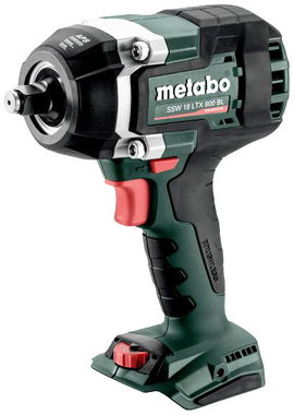 Metabo SSW 18 LTX 800 BL 602403850 Akkus ütvecsavarozó 18 V Vele szállított akkuk száma 0 kefe nélkü