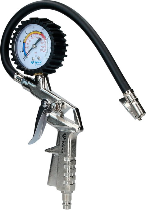 Gumiabroncs nyomásmérő, 0-16 bar Brilliant Tools BT691019