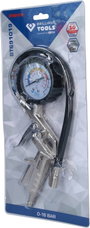 Gumiabroncs nyomásmérő, 0-16 bar Brilliant Tools BT691019 3. bélyegkép