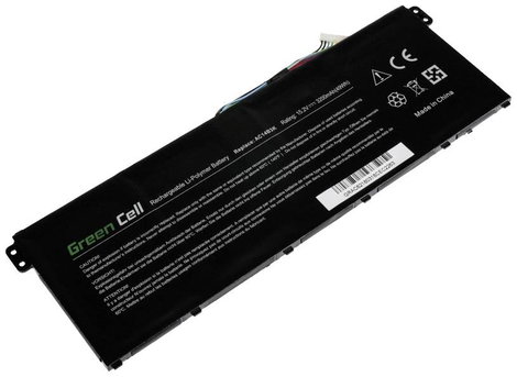 Green Cell Notebook akku AC14B3K 15.2 V 3000 mAh Acer