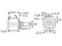 Bourns 3543S-1-502L Precíziós potenciométer 1 W 5 kΩ 1 db 2. bélyegkép