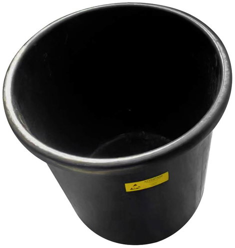 Antistat 091-0054 ESD Hulladékvödör (Ø x Ma) 285 mm x 320 mm Polipropilén Fekete 1 db