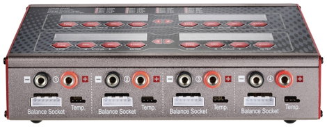 Reely V-Charge 240 Quadro Modell multifunkciós töltő 12 V, 230 V 12 A LiPolimer, Lítiumion, LiFePO, 4. kép