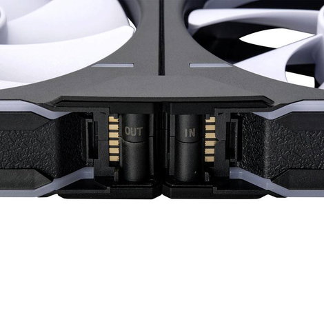 Phanteks D30 PWM Reverse Airflow D-RGB Számítógépház ventilátor (Sz x Ma x Mé) 140 x 30 x 140 mm 7. kép