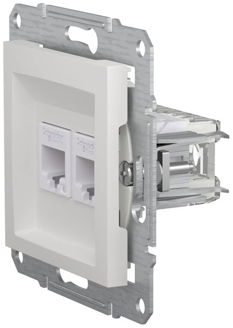 Schneider Electric RJ45 adatcsatlakozó Asfora Fehér (RAL 9003) EPH4870121D 14. kép