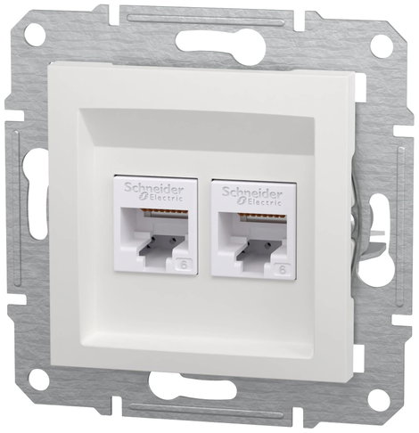 Schneider Electric RJ45 adatcsatlakozó Asfora Fehér (RAL 9003) EPH4870121D 17. kép
