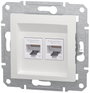 Schneider Electric RJ45 adatcsatlakozó Asfora Fehér (RAL 9003) EPH4870121D 17. bélyegkép