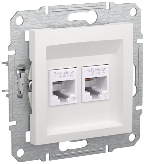 Schneider Electric RJ45 adatcsatlakozó Asfora Fehér (RAL 9003) EPH4870121D 18. kép